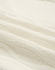 Solid Textured Notch Neck Puff Sleeve Blouse