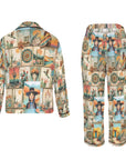 Baha Ranch Colores de Mexico Pictures of the Southwest Satin Pajamas