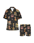 Baha Ranch Vintage Cowboy Collage Western Pajama Set
