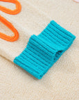 Destiny Colorblock Cuffed Loose Sweater
