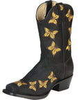 El General Womens Rodeo Boot — Nubuck Black