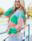 Samantha Patchwork Sweatshirt