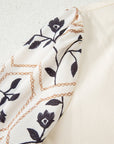 Micah Sleeve Contrast Patchwork Blouse