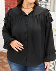 Jaycee Sleeve Chiffon Elegant PLUS Shirt