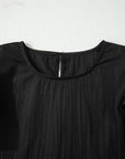 Amani Short Sleeve Textured Blouse