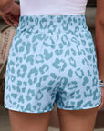 Leopard High Waist Athletic Shorts