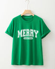 Merry Graphic Loose T Shirt