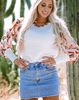 Madison Patch Bishop Sleeve Sweater