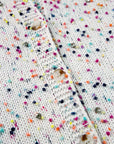 Vienna Rhinestone Decor Confetti Sweater