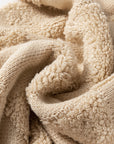 Emily Checkered Sherpa Loose Sweater