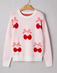 Nevaeh Pattern Drop Shoulder Sweater