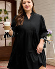 Dorothy Knot Cuffs Mini PLUS Dress
