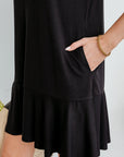 Mckenzie Sleeve Shift Mini Dress