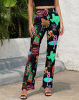 Baha Ranch Neon Vegas Flare Pants