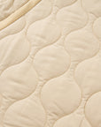 Solid Quilted Fleece Lined Zip Up Jacket Vest