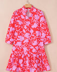 Milan Ruffle Hem Mini Dress