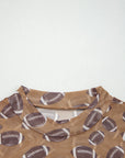 Game Day Sheer Mesh Long Sleeve Top