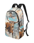 Vintage Bull Collage Western Backpack