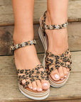 Lara Decor Strappy Wedge Sandals