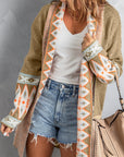 Evelyn Open Front Knitted Cardigan