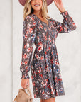 Evajena Long Sleeve Mini Dress
