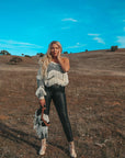 Maria Cowhide Fringe Purse