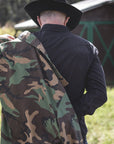 Camo Surplus Overshirt In Soft Cotton Garment Washed