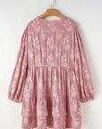 Miracle Surplice Tiered Ruffled PLUS Dress