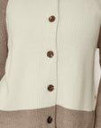 Maryam Ribbed Knit Down Sweater