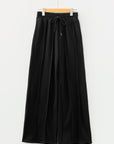 Solid Seam Drawstring Wide Leg Sweatpants