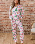 Georgia Pattern Pullover Drawstring Pants