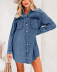 Takina Raw Hem Loose Shirt