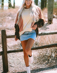 Isabelle Patchwork High Low Hoodie