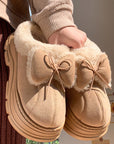 Brynlee Bow Decor Clog Slippers