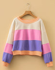 Emerie Drop Shoulder Cropped Sweatshirt