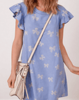 Emmie Sleeve Shift Mini Dress