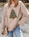Milazia Tree Graphic Corded Sweatshirt