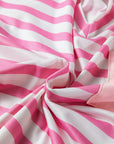 Stripe V-Neck Patch Pocket T-Shirt