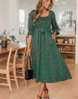 Scarlett Waist Flared Midi Dress