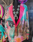 Baha Ranch Retro Pop Western Pop Cowgirl Blazer