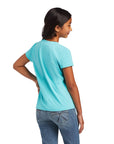 Girls REAL Cactus Tee- Amazonite