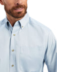 Solid Twill Shirt-CASHMERE BLUE