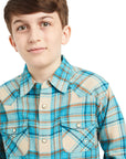 Handley Retro Fit Shirt-SYLVAN TEAL