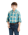 Handley Retro Fit Shirt-SYLVAN TEAL