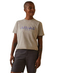Rebar Cotton Strong Logo T-Shirt-PORTABELLA HEATHER