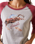 Painted Dreams T-Shirt-EARTH RED