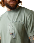 Rebar Workman T-Shirt-LILY PAD