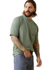 Rebar Workman T-Shirt-LILY PAD
