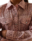 Paisley Shirt-CORAL BLUSH PAISLEY PRINT