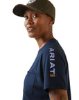 Rebar Heat Fighter T-Shirt-NAVY/ DUSK